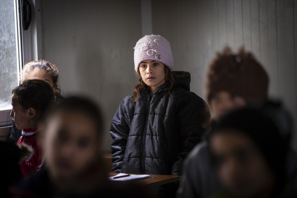 One of the many consequences of displacement--whether due to conflict, poverty, environment, politics or other--is the disruption of education for children and young adults alike. While in Mosul last year I remember meeting men and women, similar in age to myself, who had no choice but to abandon their studies when ISIS took hold of the city. For the Yazidis displaced from Sinjar in August 2014, the story is similar: despite efforts from NGOs and individual volunteers, education halted as people were forced to flee, and has yet to resume the regularity or attendance that existed in Sinjar. In the Bajed Kandala camp only one school operates and the majority of educational efforts are being made by volunteers and other displaced Yazidis living within the camp.