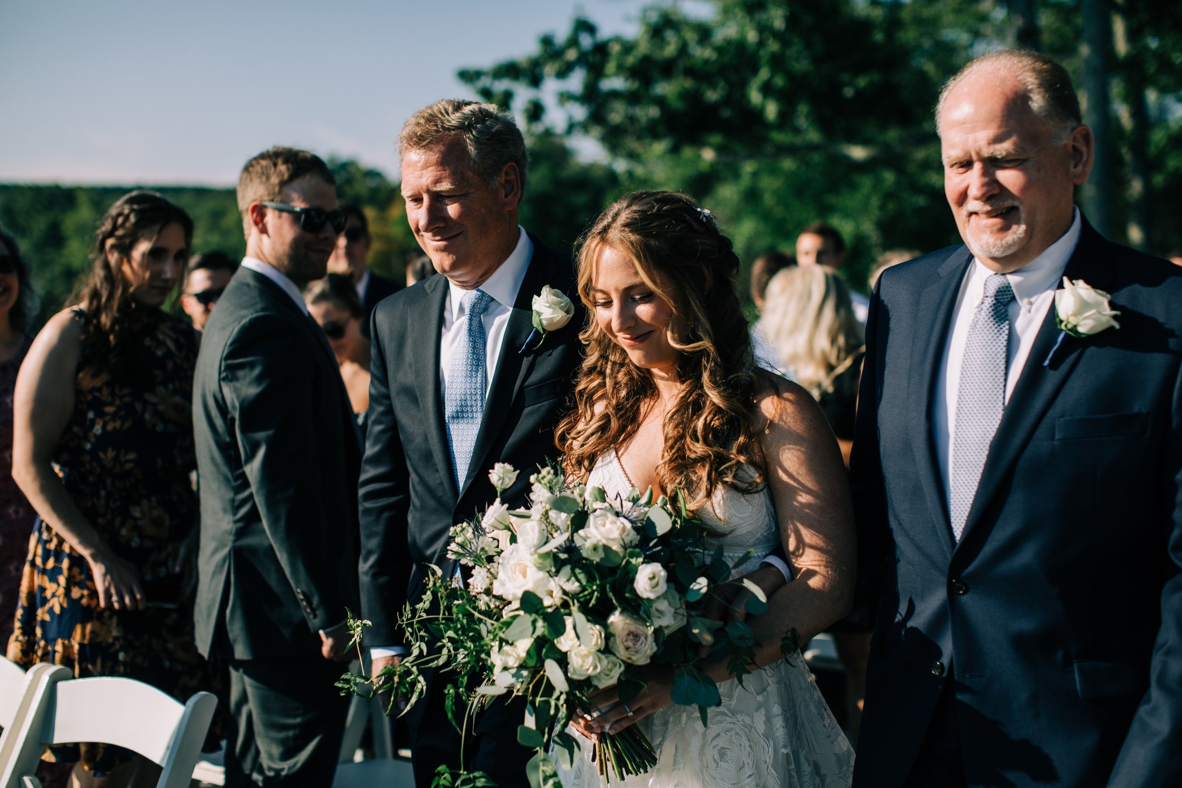 14_bride walking down the aisle new jersey wedding photos.jpg