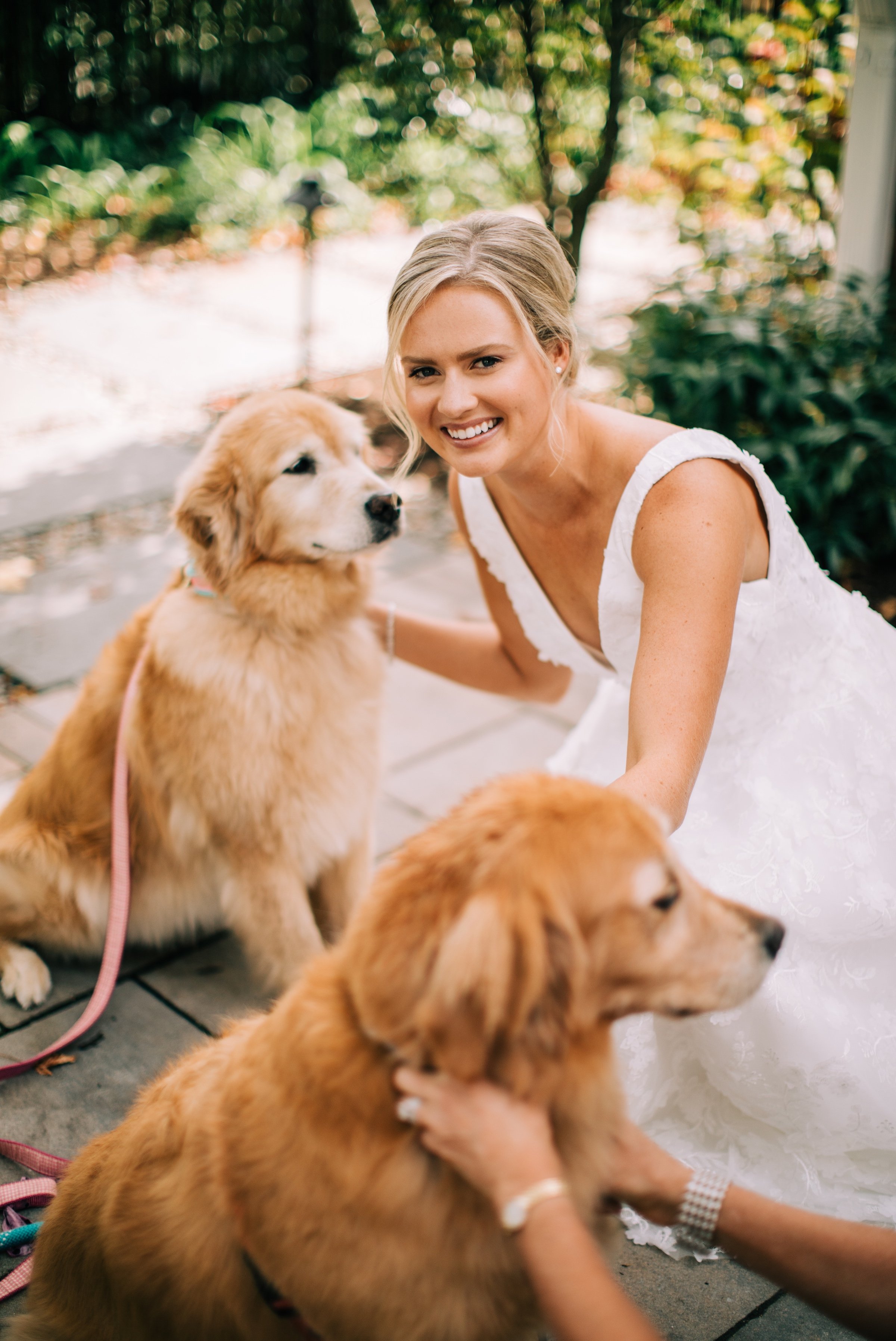 32_bride with her dogs before wedding bay head new jersey.jpg