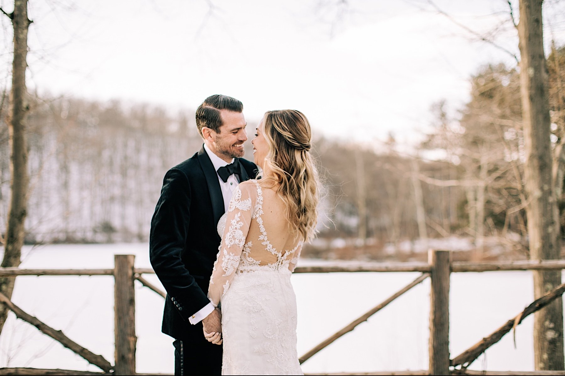 05_bride and groom first look in the snow hudson valley winter wedding.jpg