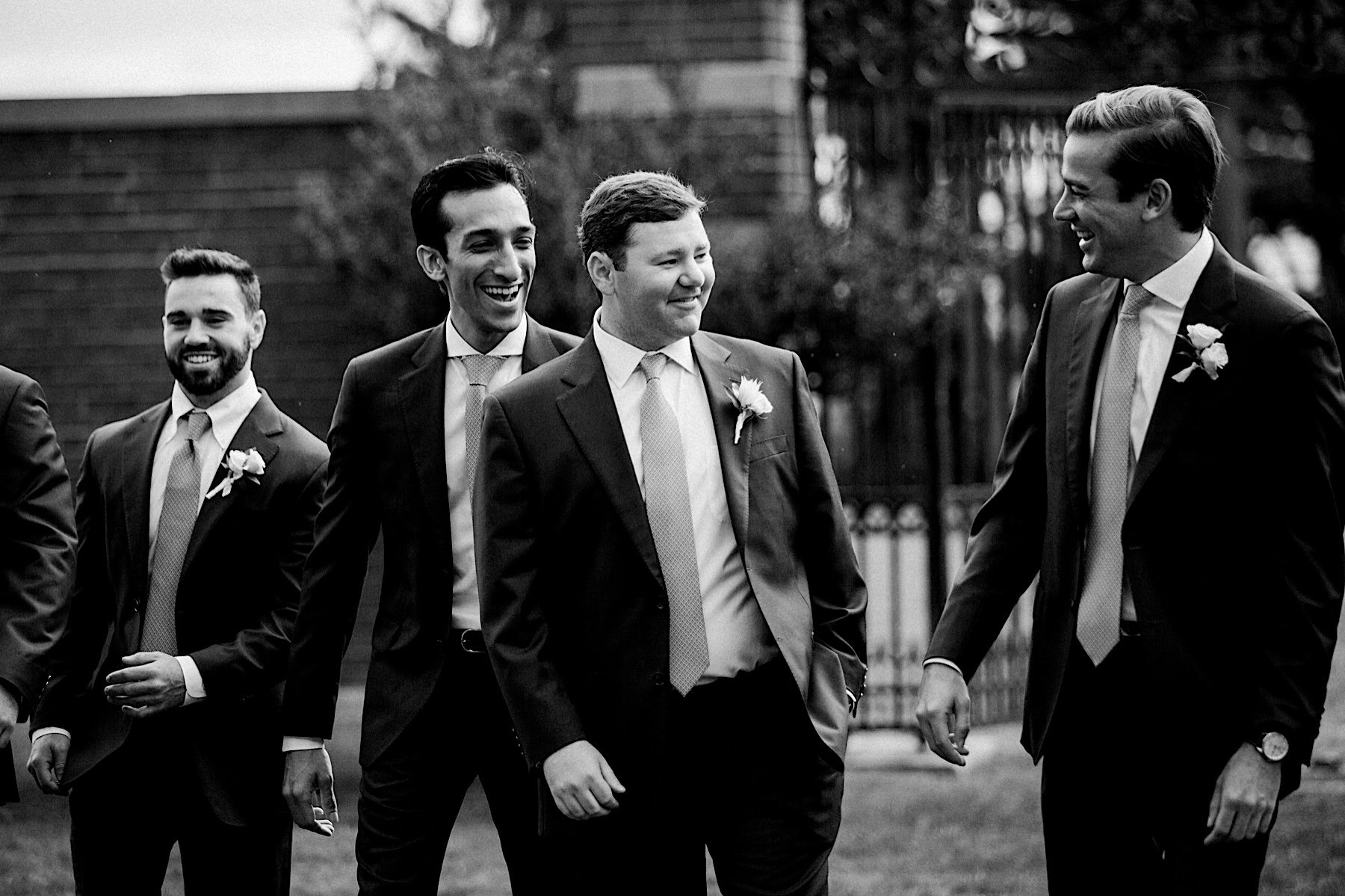 14_groom with groomsmen photos estate wedding peacock nj.jpg