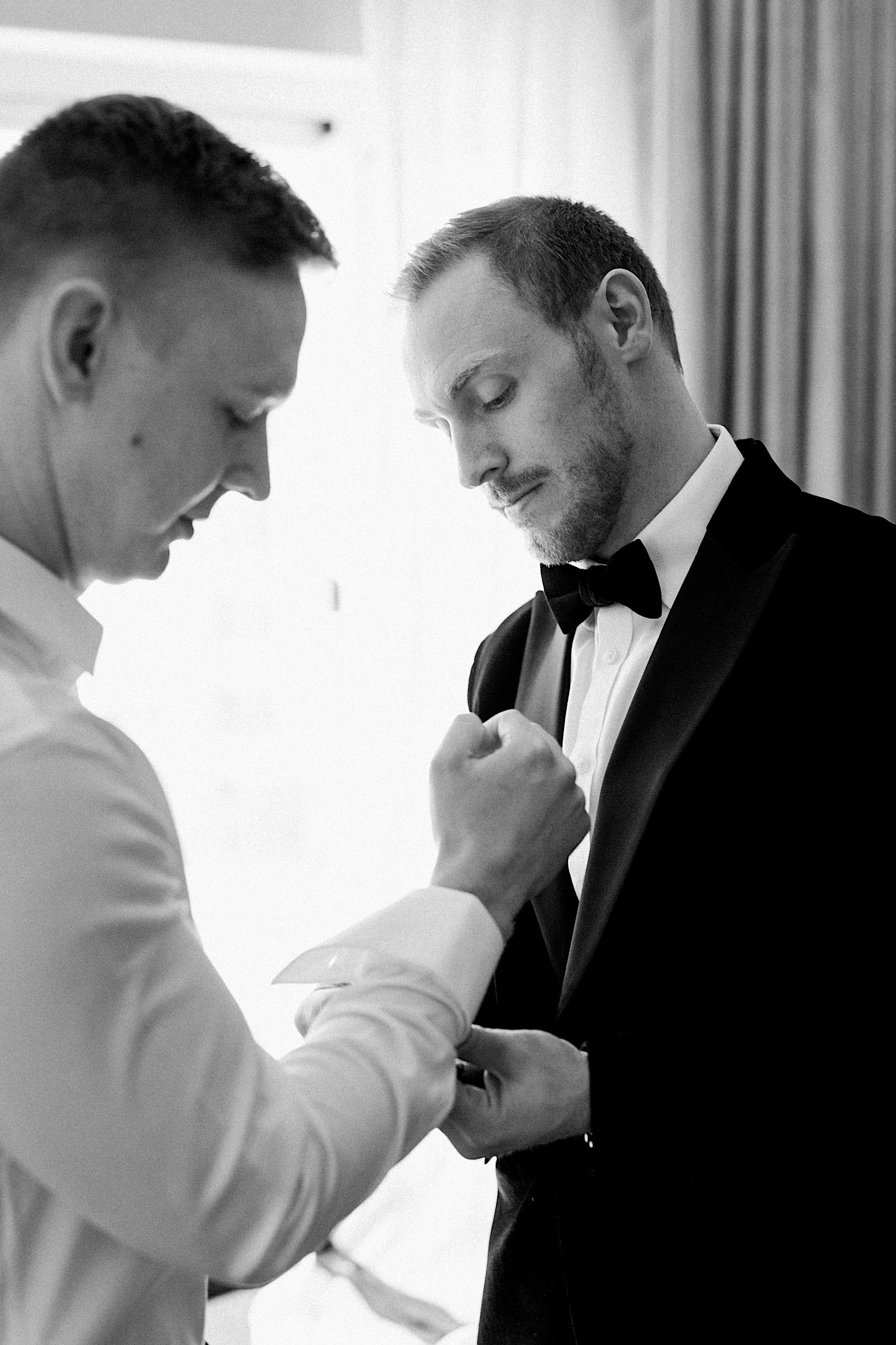 23_groom getting ready before jersey city wedding.jpg