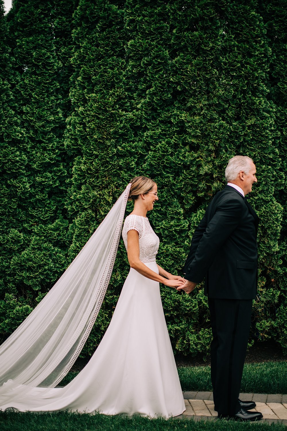 17_first look with dad cloudy beach wedding.jpg