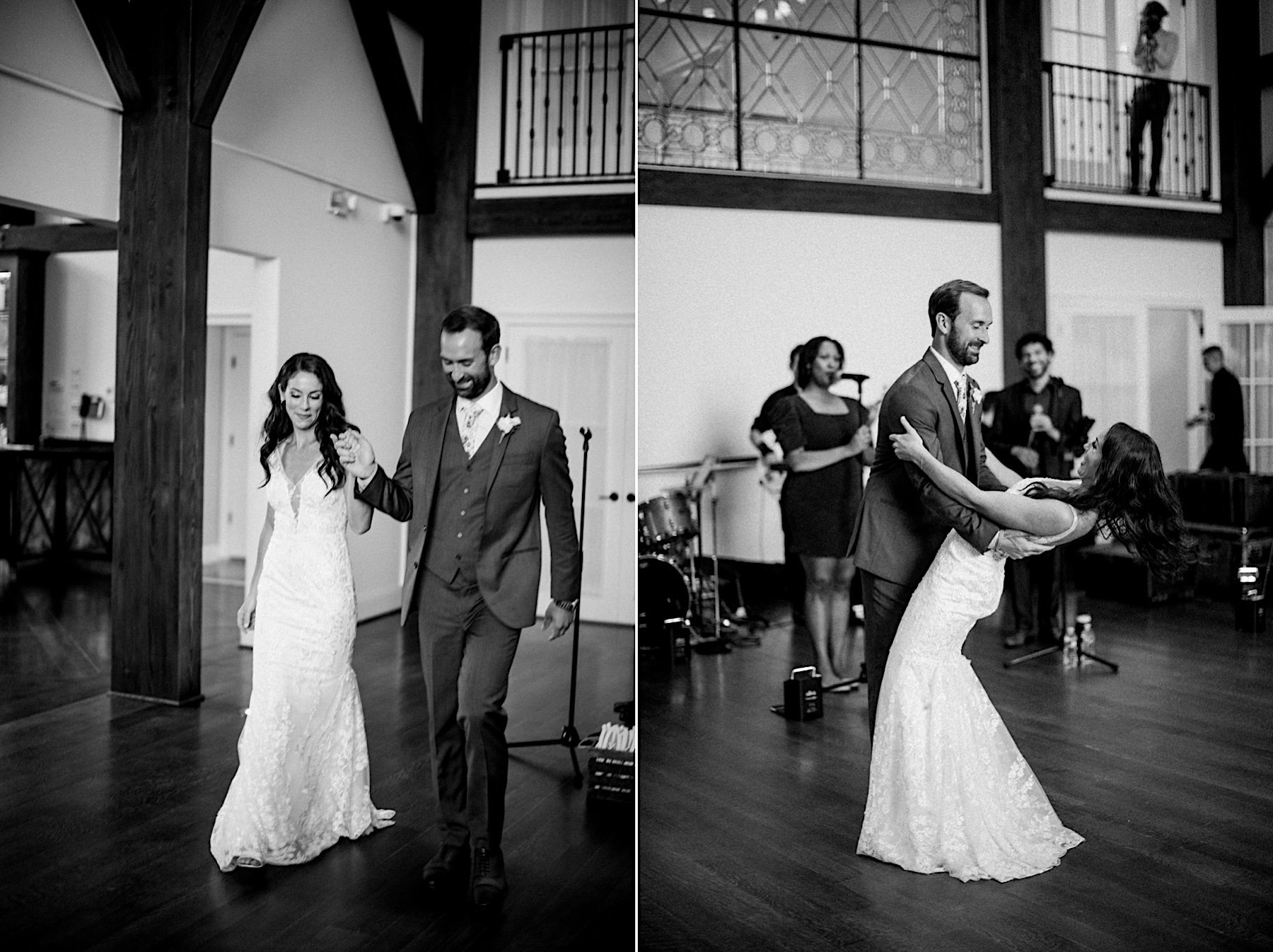 77_bride and groom entrance cross keys estate reception.jpg