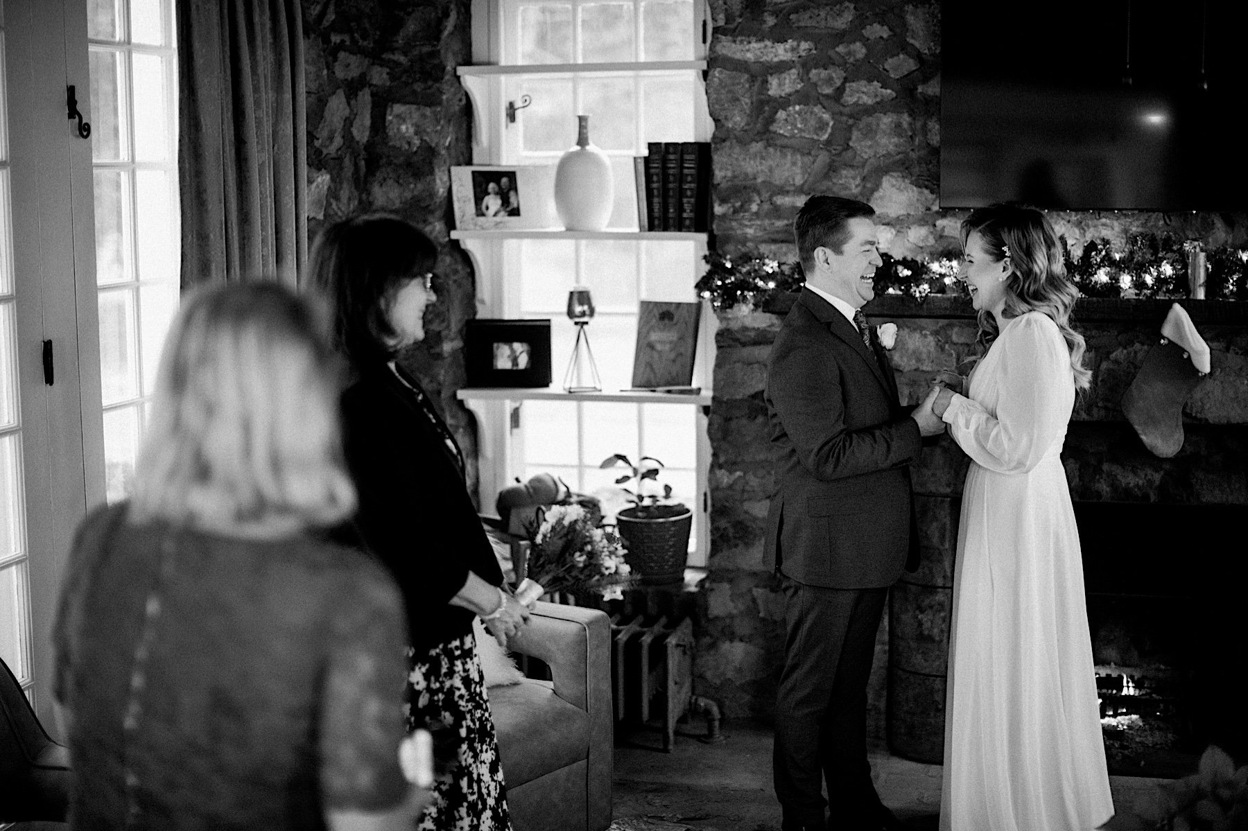 21_bride and groom at intimate wedding ceremony chimney hill estate inn lambertville nj.jpg