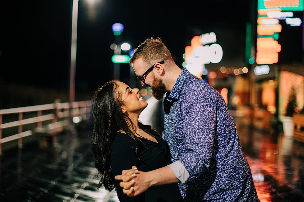 14_atlantic city outdoors engagement session night.jpg