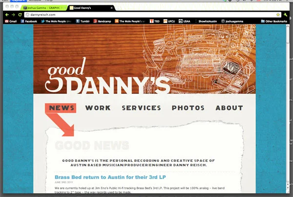 www.gooddannys.com  / collaboration with Ben Hasson & Adrian Parsons / 2010