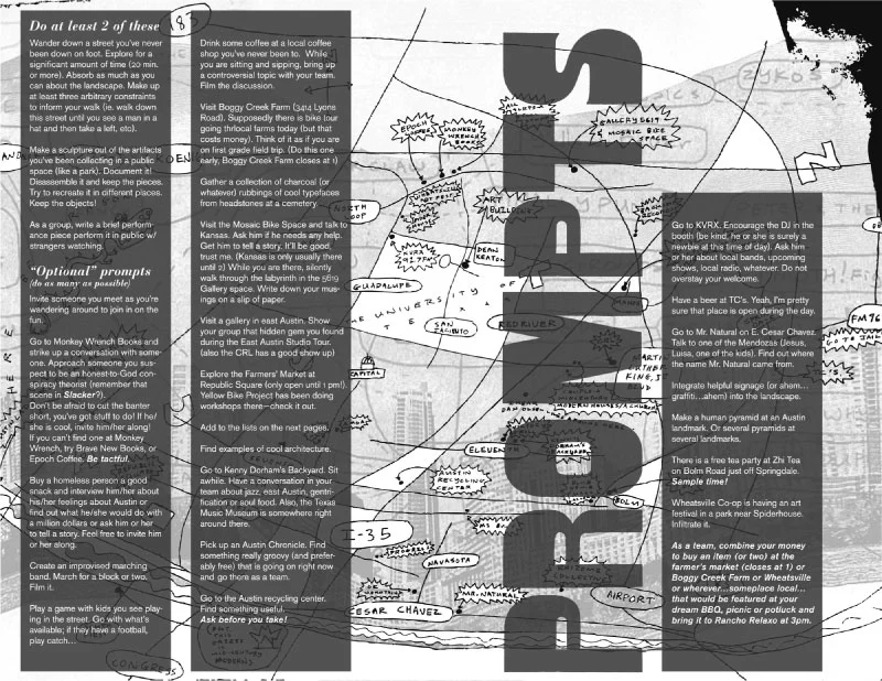 Guidebook spreads