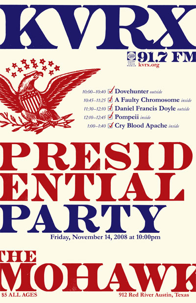 “Presidential Party” Poster / 2008