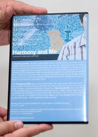 Harmony and Me   DVD poster & packaging / 2009