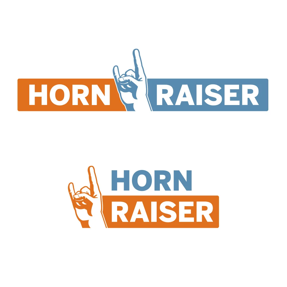 Logo for “Horn Raiser” fundraiser / 2014