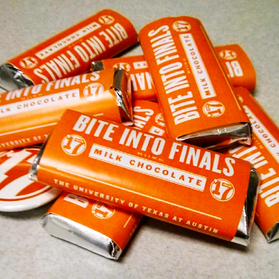 “Bite Into Finals” candy packaging / 2014