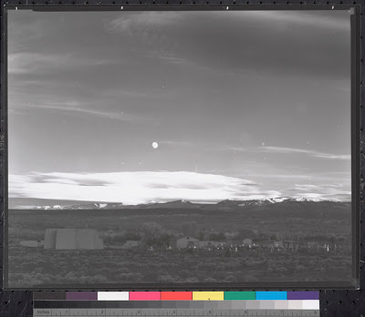"Moonrise Over Hernandez" - out of camera Ansel Adams