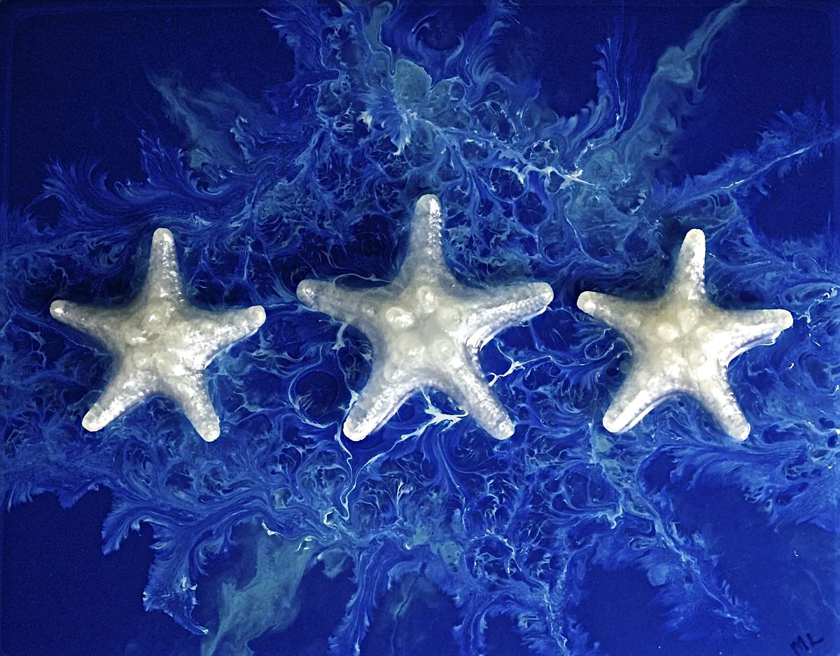 Three Starfish 8x10 $80.jpg