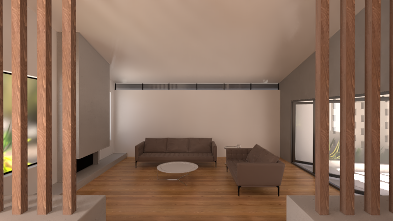 Model Render - Living Room
