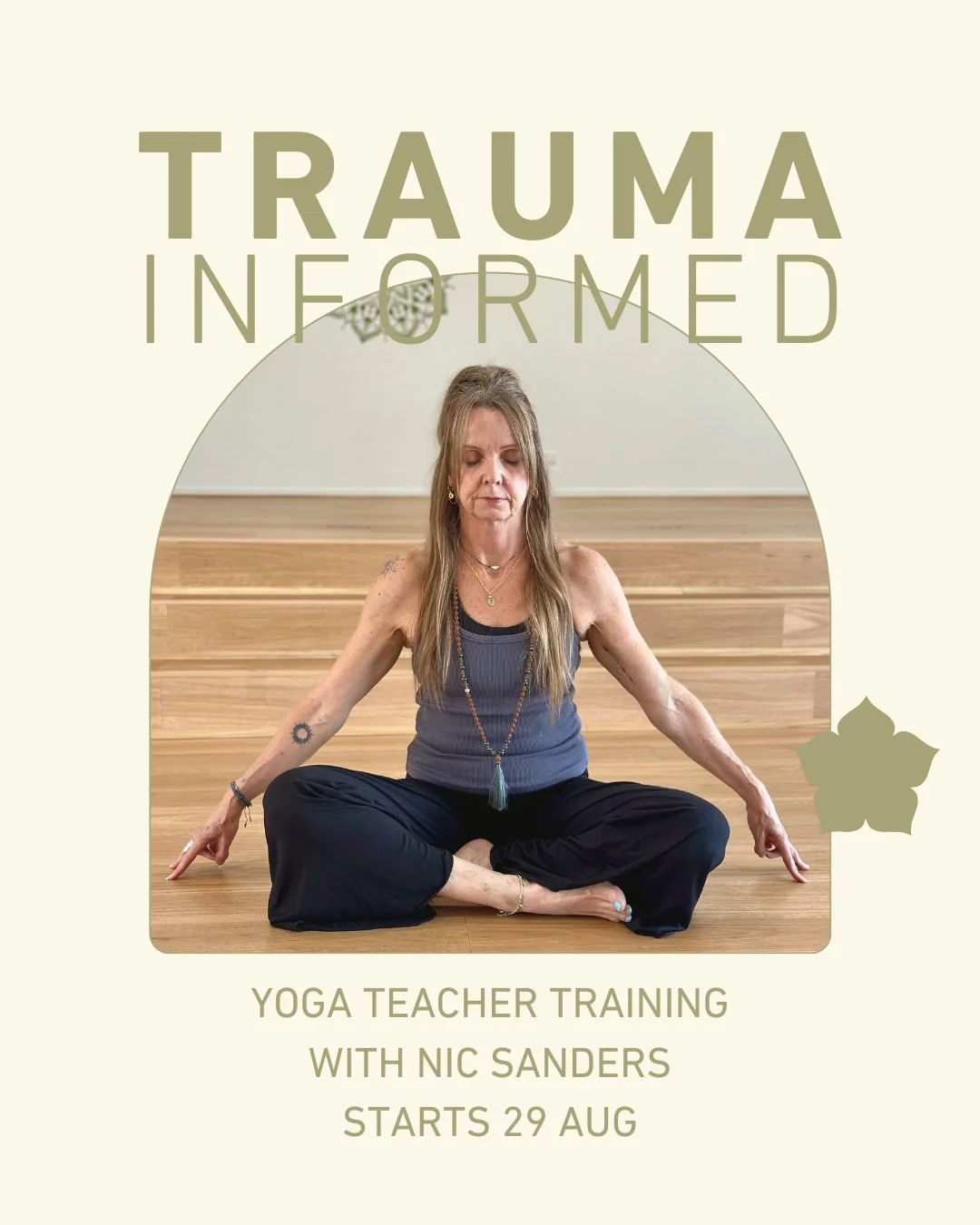 Last chance to enrol! Only 10 days to go. 🙏

Your biography becomes your biology.&rdquo; ~ Donna Jackson Nakazawa

Join senior experienced yoga teacher, Nicole Sanders, for an introductory journey into trauma informed yoga teaching. Learn how to cre