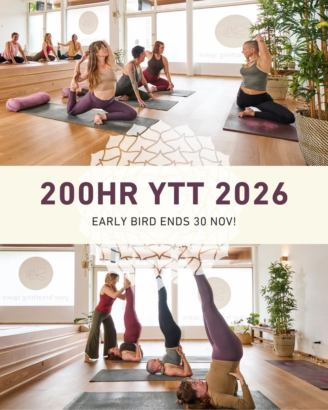 ✨ Q&amp;A Session Sun 23 Nov 10.30am ✨  We are thrilled to be offering our 200Hr Vinyasa Yoga Teacher Training &amp; 100Hr Yoga Immersion Programme again in 2026. Whether you're seeking a career change or a lifestyle change, join Amanda &amp; Sheila 