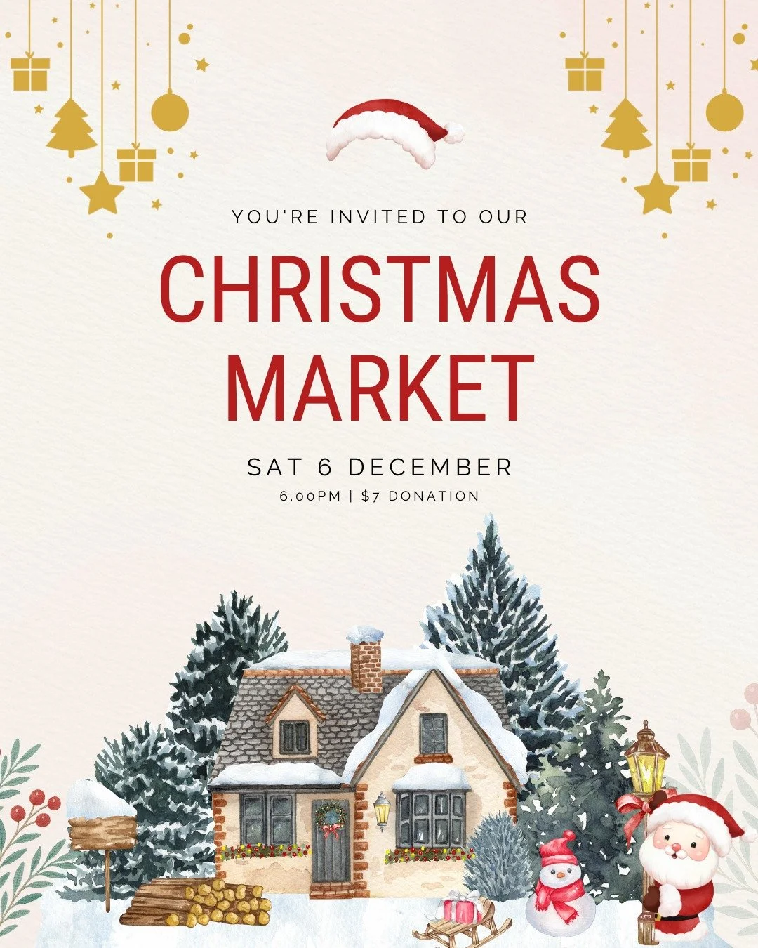 🎄 You are invited! This Saturday 6 December 6.00pm onwards . . . Our sustainable festive market is open to all. 🎄

Join us for a more conscious Christmas shopping experience, hosted by Sheila. A sustainable, community based approach to the holiday 