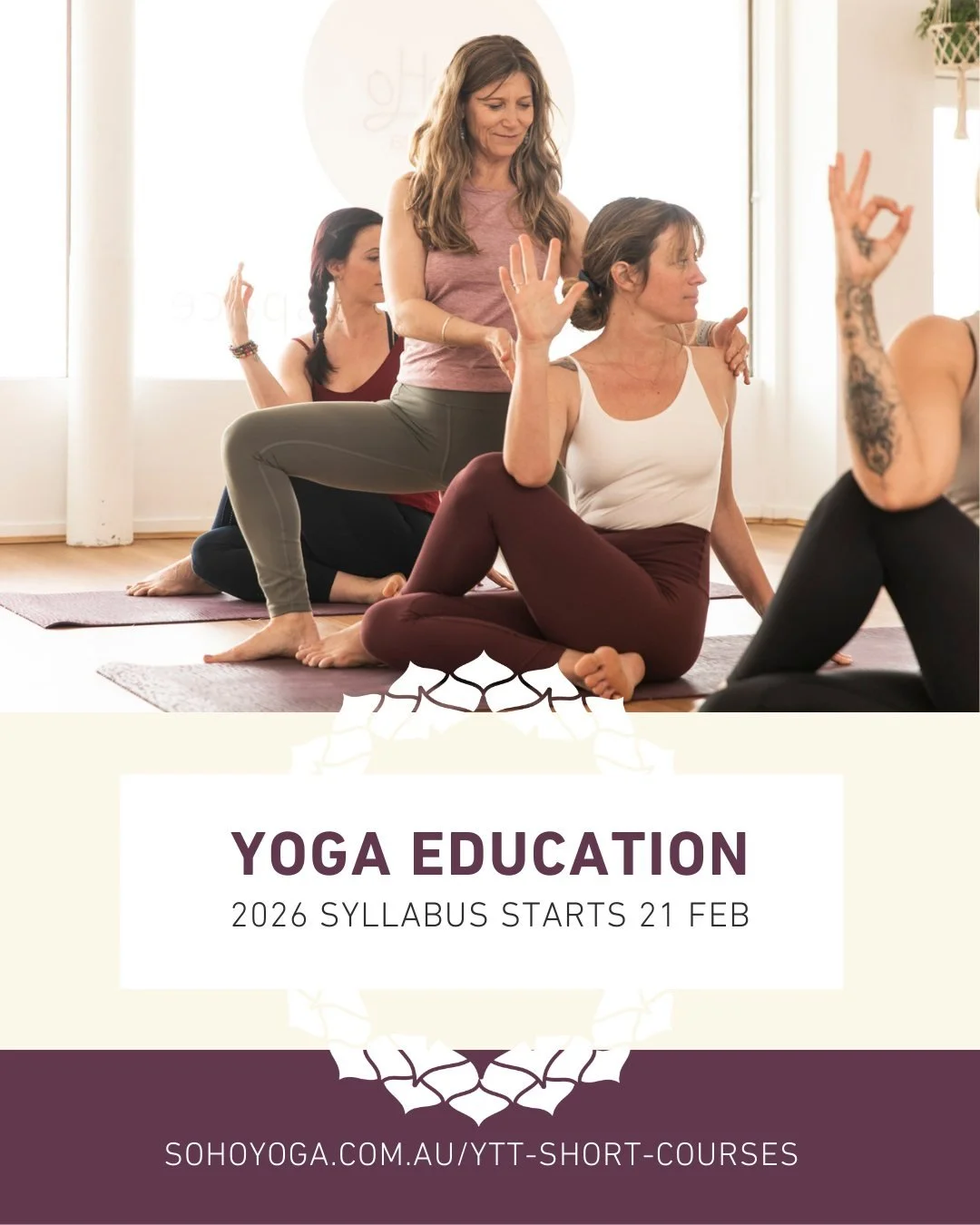 Deepen your knowledge and enhance your practice! We are delighted to offer the opportunity to enrol on one or more portions of our Yoga Immersion &amp; Teacher Training with Amanda &amp; Sheila in 2026. The following modules are open to intermediate 
