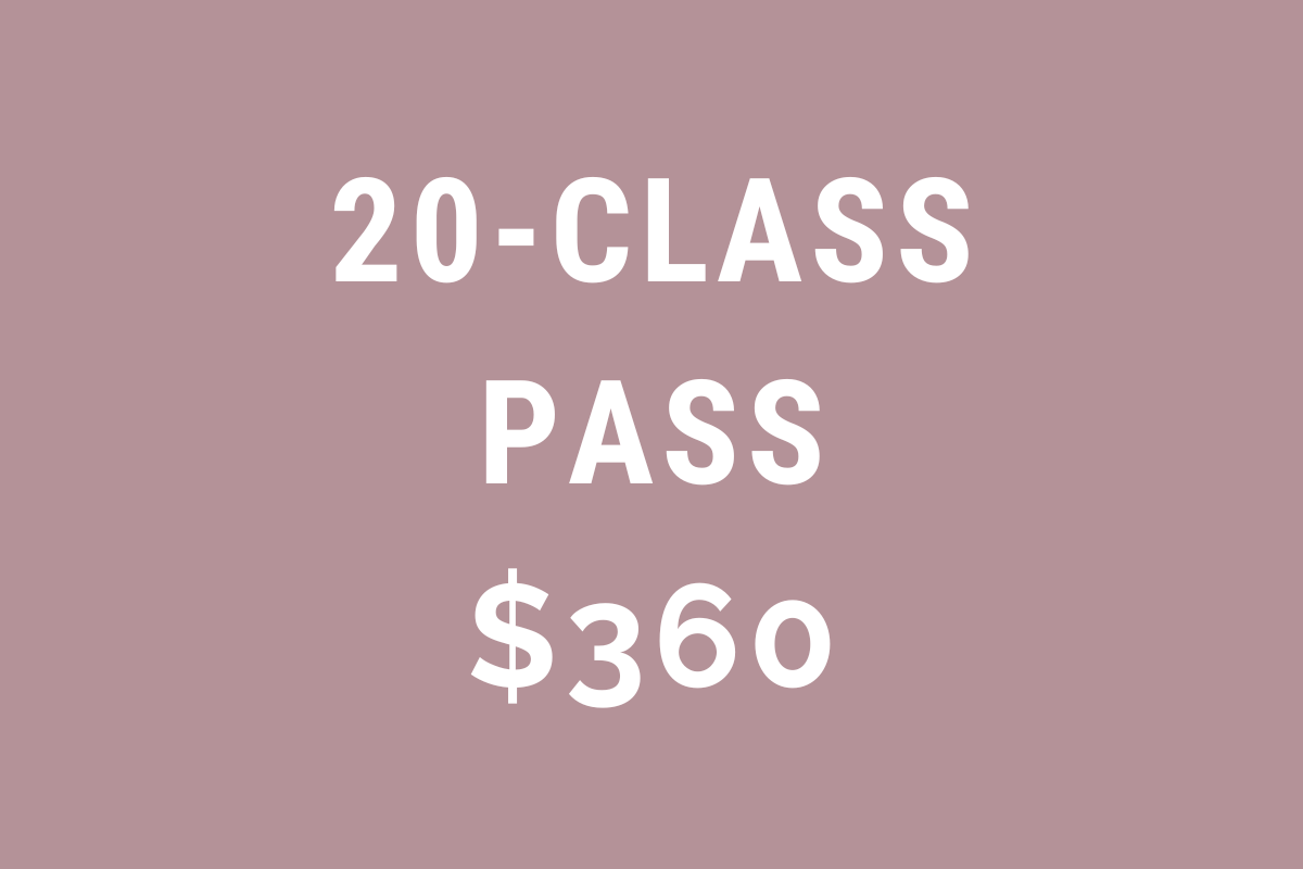 $18 PER CLASS