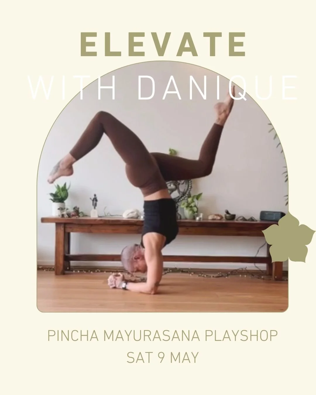 ✨ Come fly with @daniquehanson_ ue ✨ Elevate is a quarterly workshop designed to help you explore the more challenging side of yoga in a supportive, skill-building environment. Each session focuses on breaking down a peak pose into clear, practical s