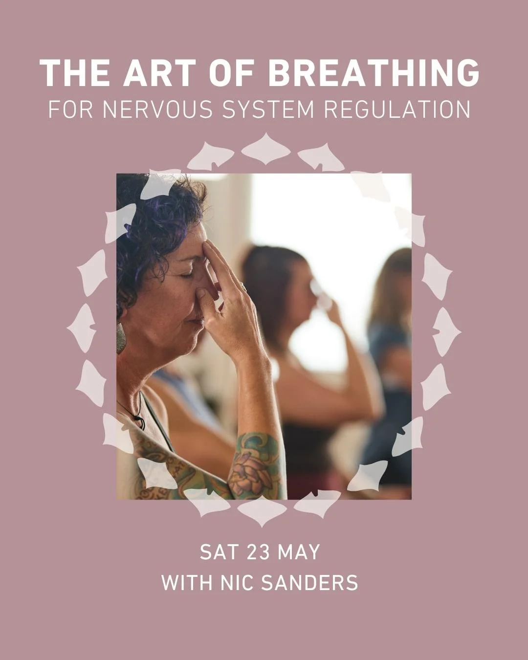 "A skilfully guided, trauma informed practice."
"A nourishing, safe space Nicole creates with care."
"Nicole provides a supportive and emotionally strengthening experience."

Our quarterly workshops for nervous system re