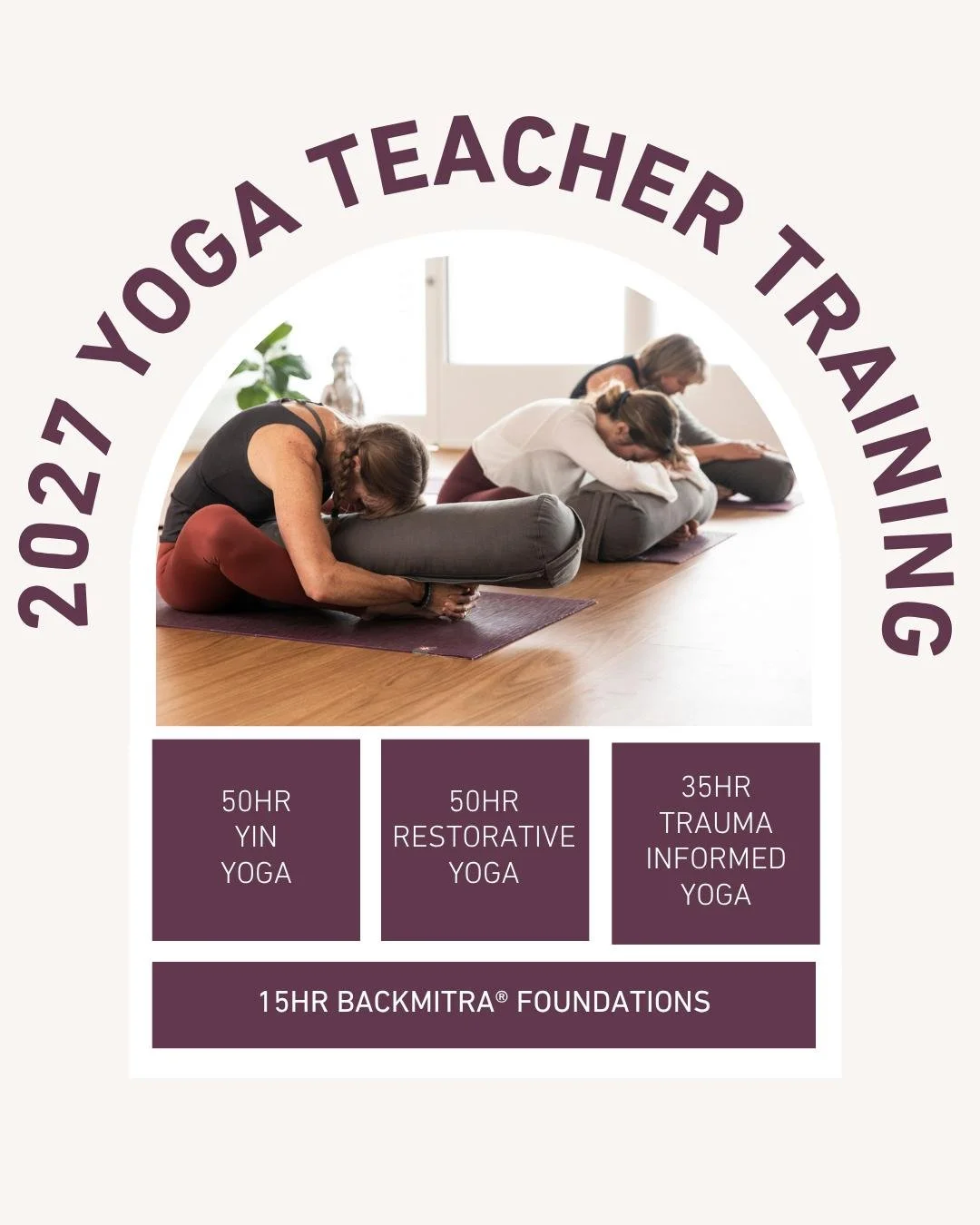 ✨ 150Hr Therapeutic Yoga Teacher Training 2027 ✨

Is it really August already?! Spring is just around the corner and before we know it Christmas and New Year will be upon us . . . so if you're already looking ahead to 2027 (planning events and holida
