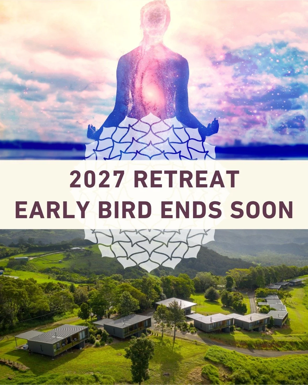 ✨ Embodying Expansion: Chakra Yoga &amp; Meditation Retreat with Amanda &amp; Guests ✨ At The Ridge at Maleny |30 April - 3 May 2027.

Yoga invites us to discover that everything we truly need is already within us.
In the Tantric tradition, the root 