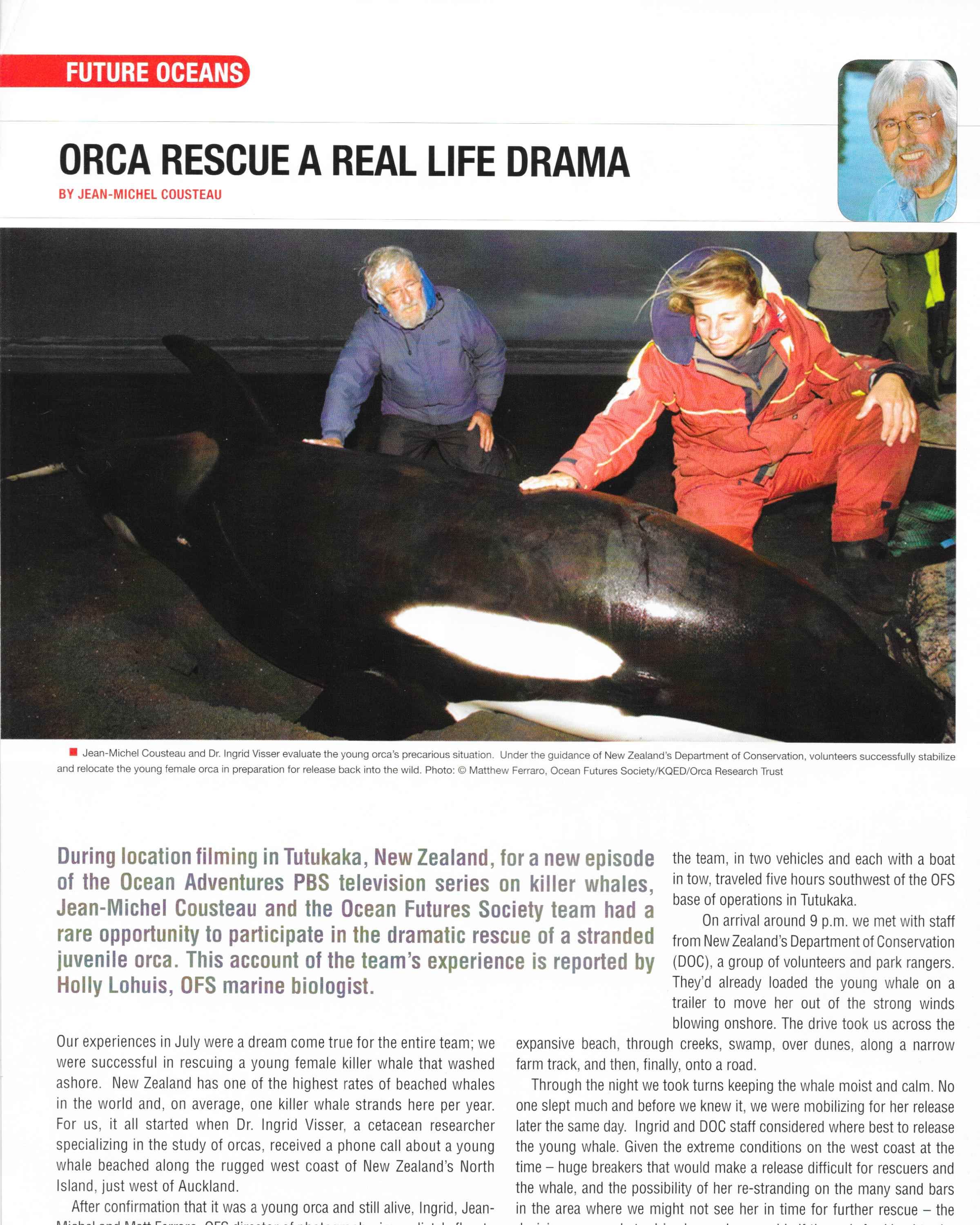 Pg. 10, Diver Magazine , September 2008