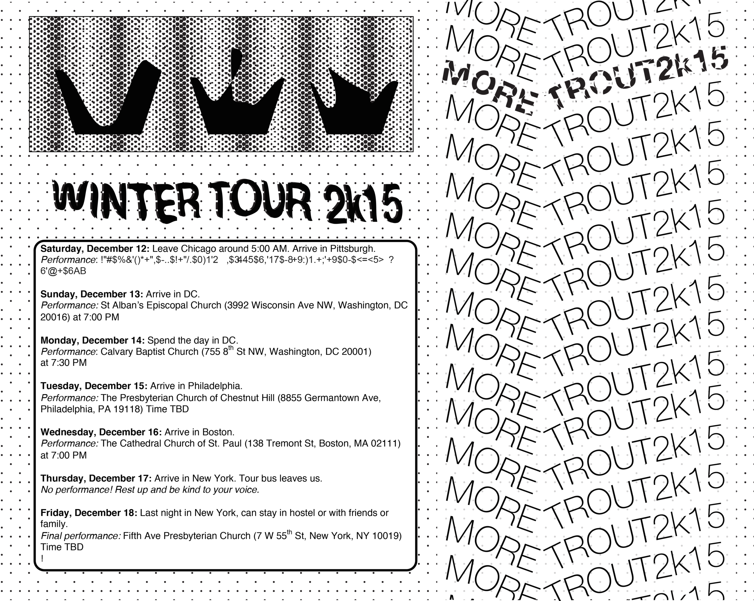 "More Trout" Tour