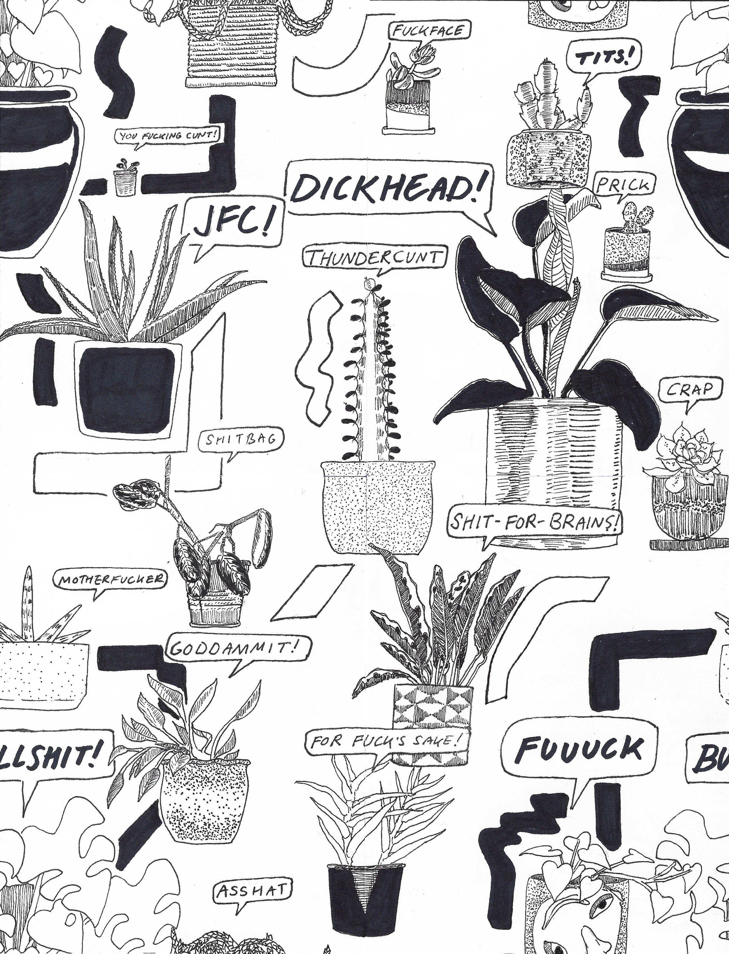 Swearing houseplants