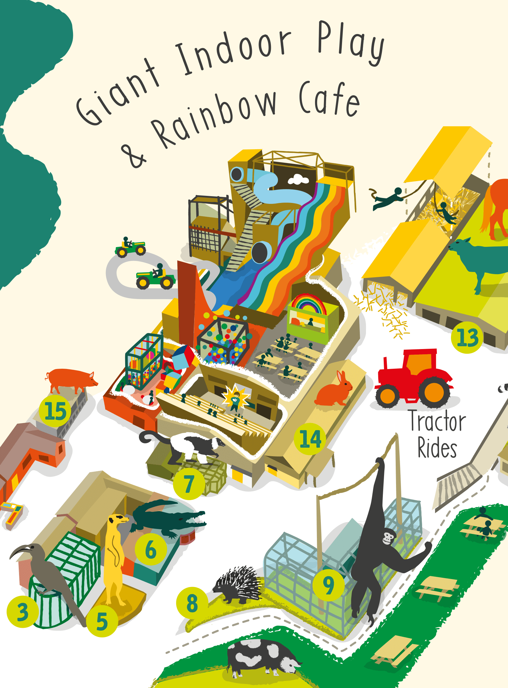 Detail of the Play Barn area