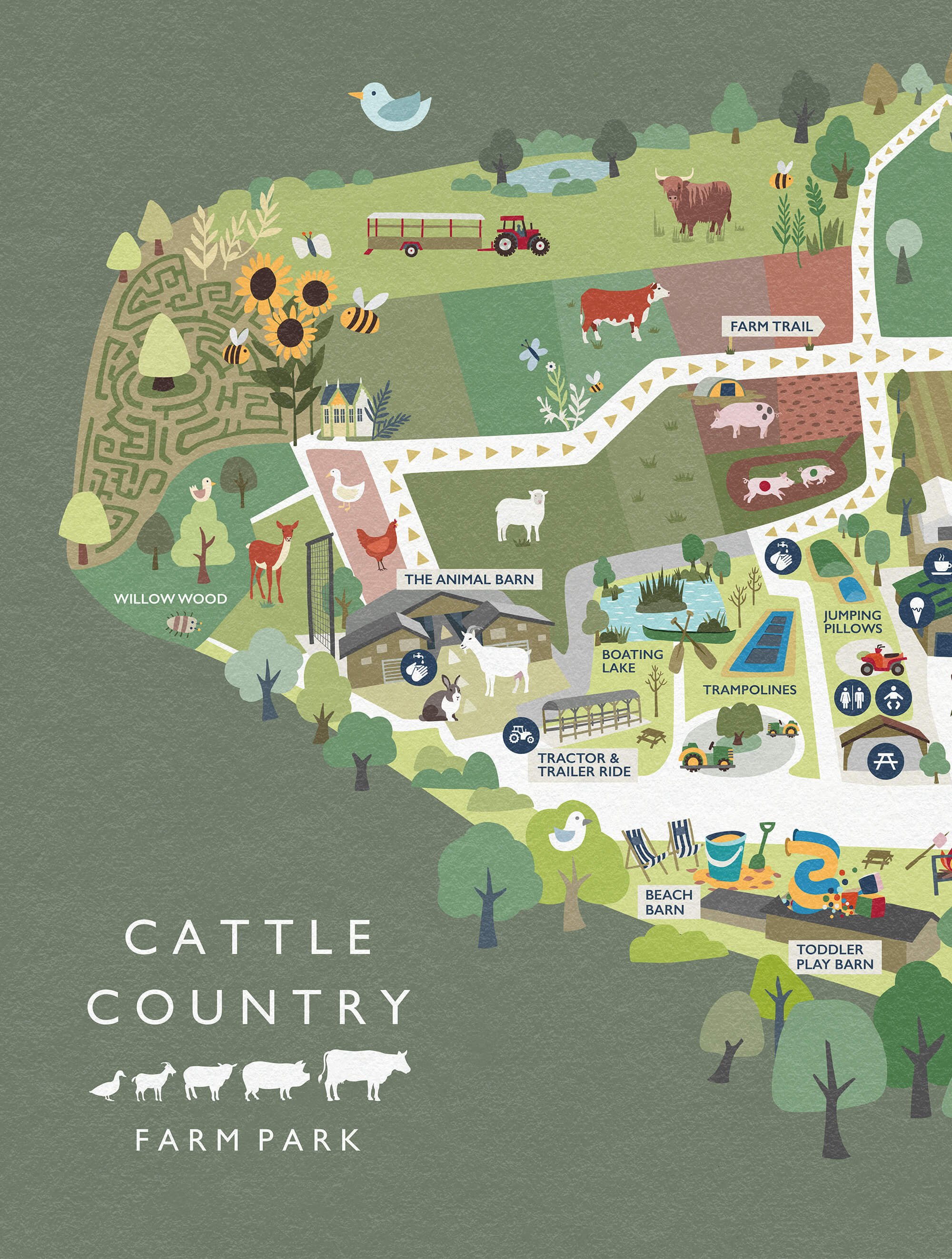 CattleCountry_Illustrated Map Crop 1 ©Carys-ink