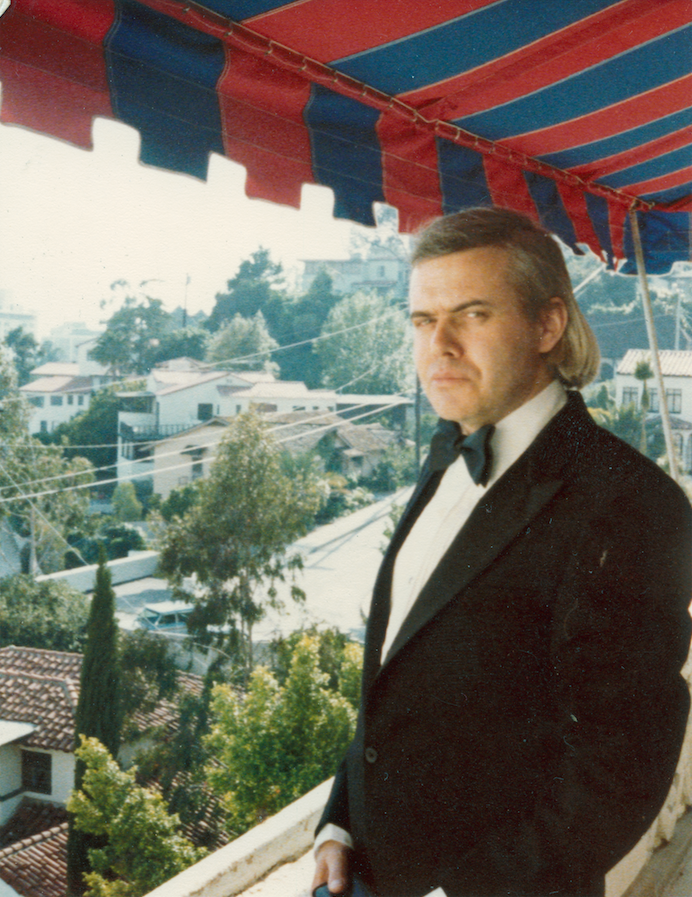 HRG auf dem Balkon des Château Marmont in LA, kurz vor der Oscarverleihung