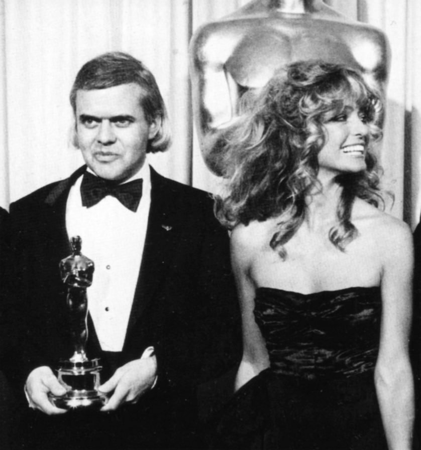 HRG und Farah Fawcett bei der Oscarverleihung, 1980
