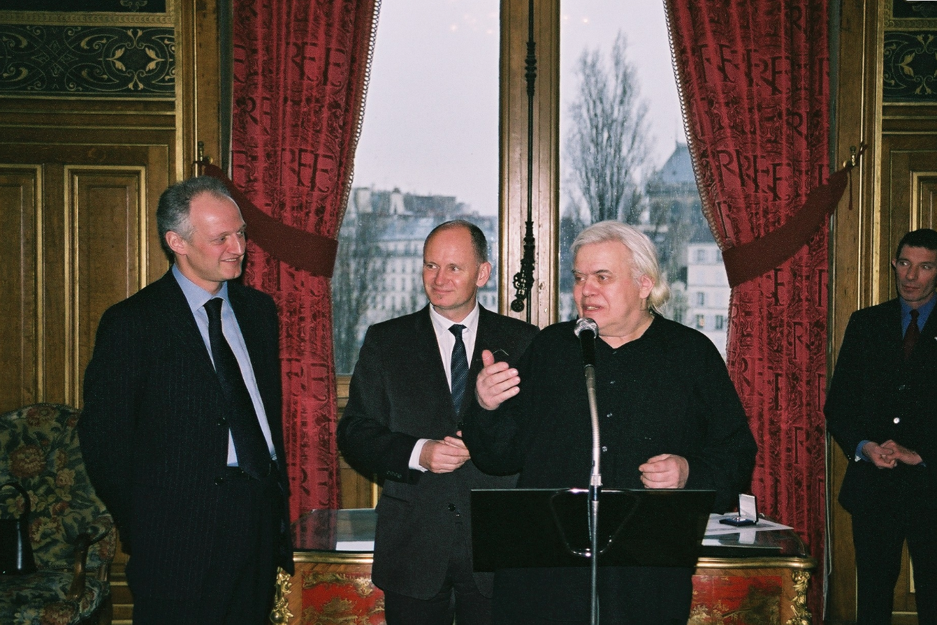 HRG bei der Verleihung der Ehrenmedaille von Paris, 2004