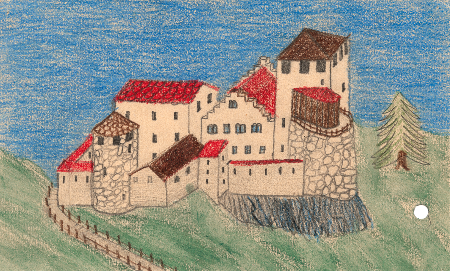 Childhood drawings, 1949