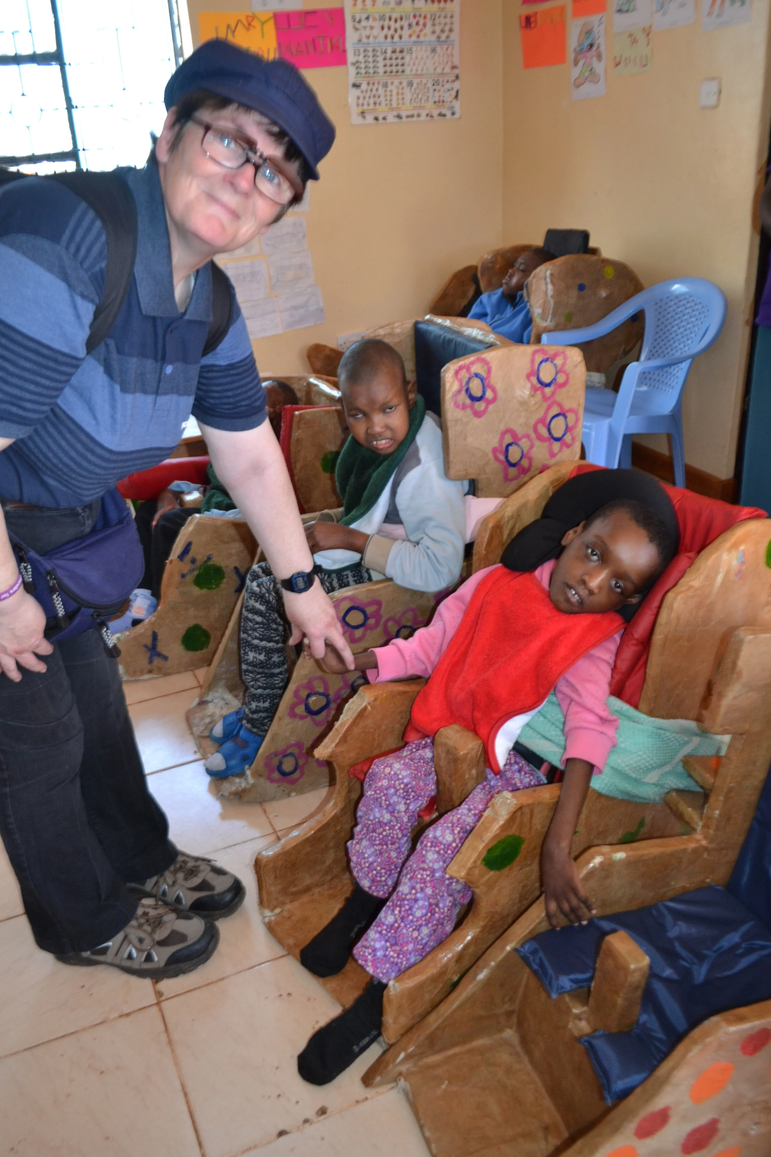 Janet, a team member, meets Stephen, the child she has been sponsoring for many years. 