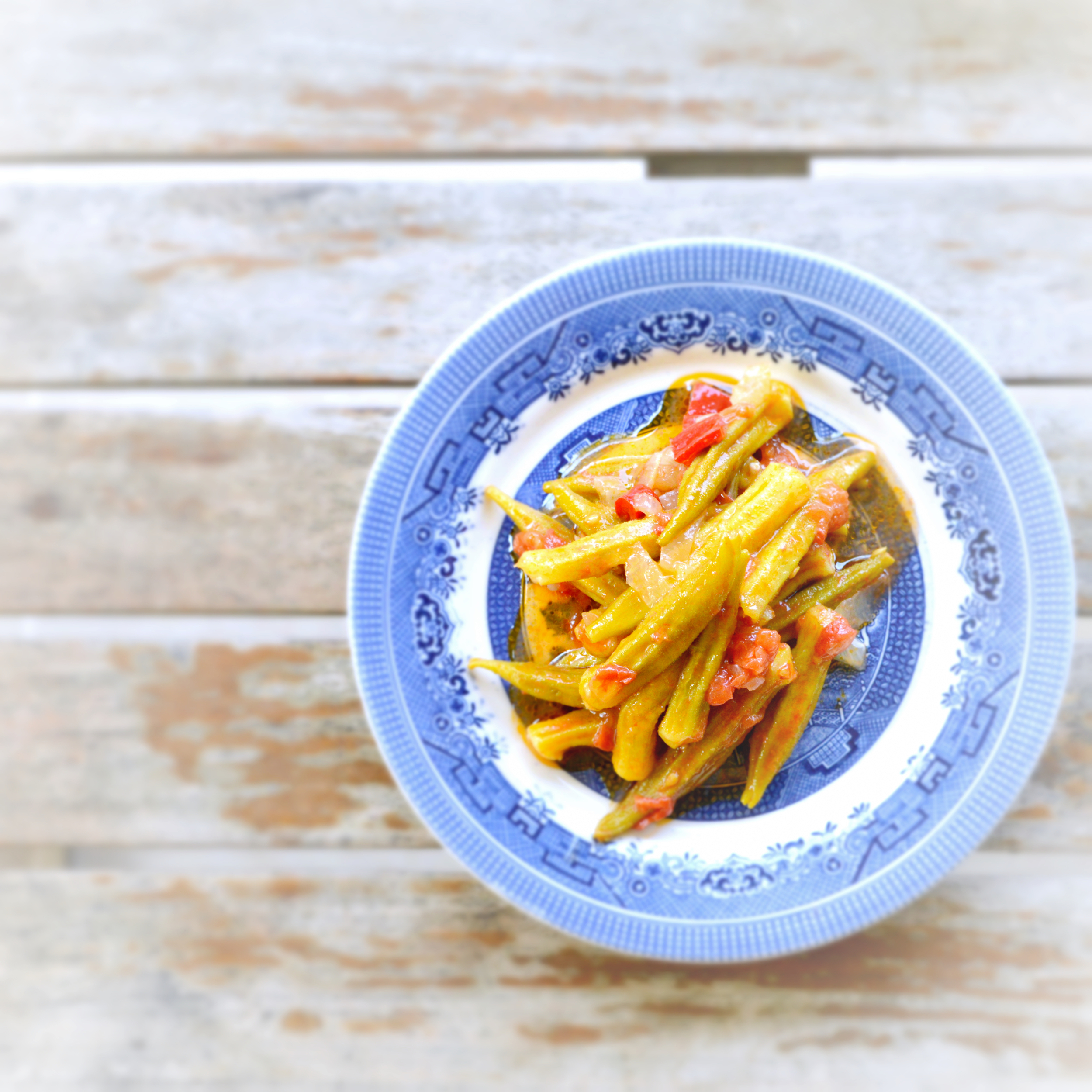 Okra in olive oil Vegan / gluten free