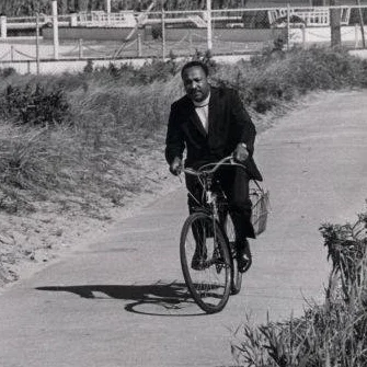 "Martin Luther King Seaview, Fire Island, NY. Sept. 2, 1967." Photo: Stan Wolfson, Newsday