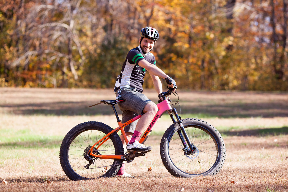Scott, with the compulsory fat bike inducing grin. 
