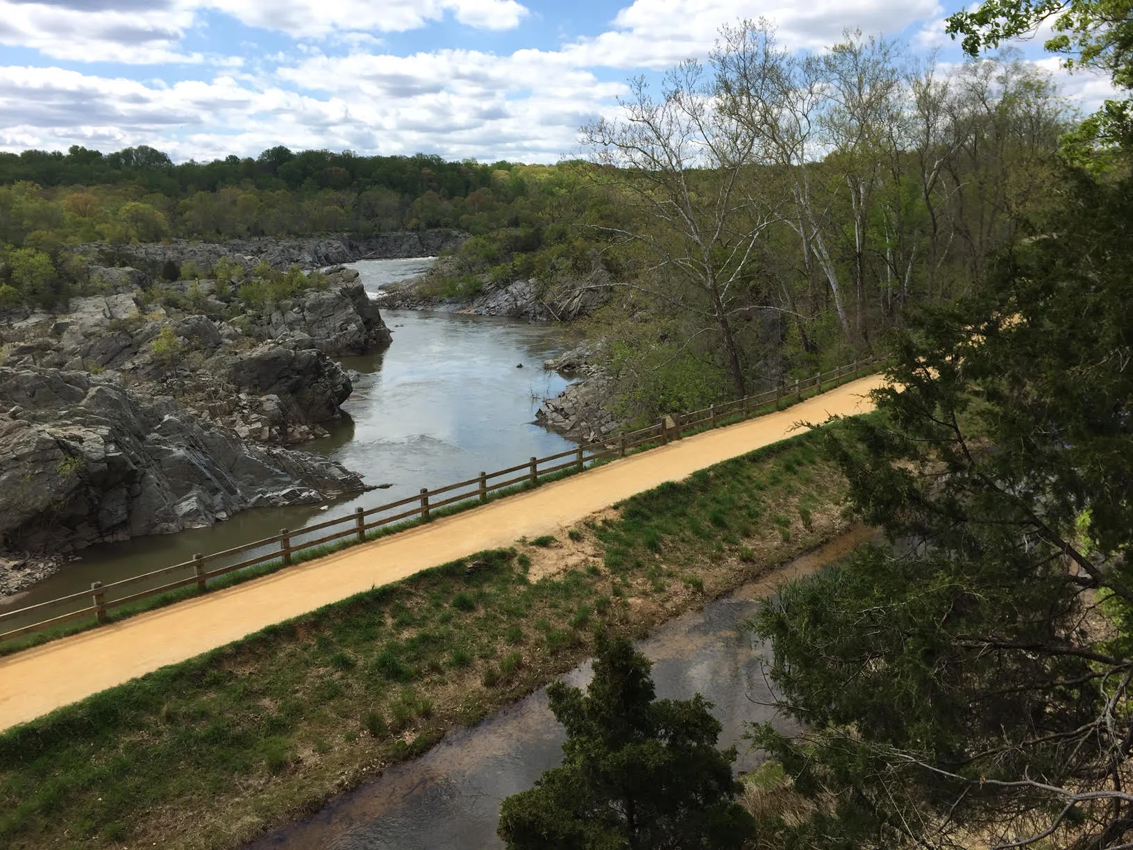 The C&O Canal provides easy access to bike camping