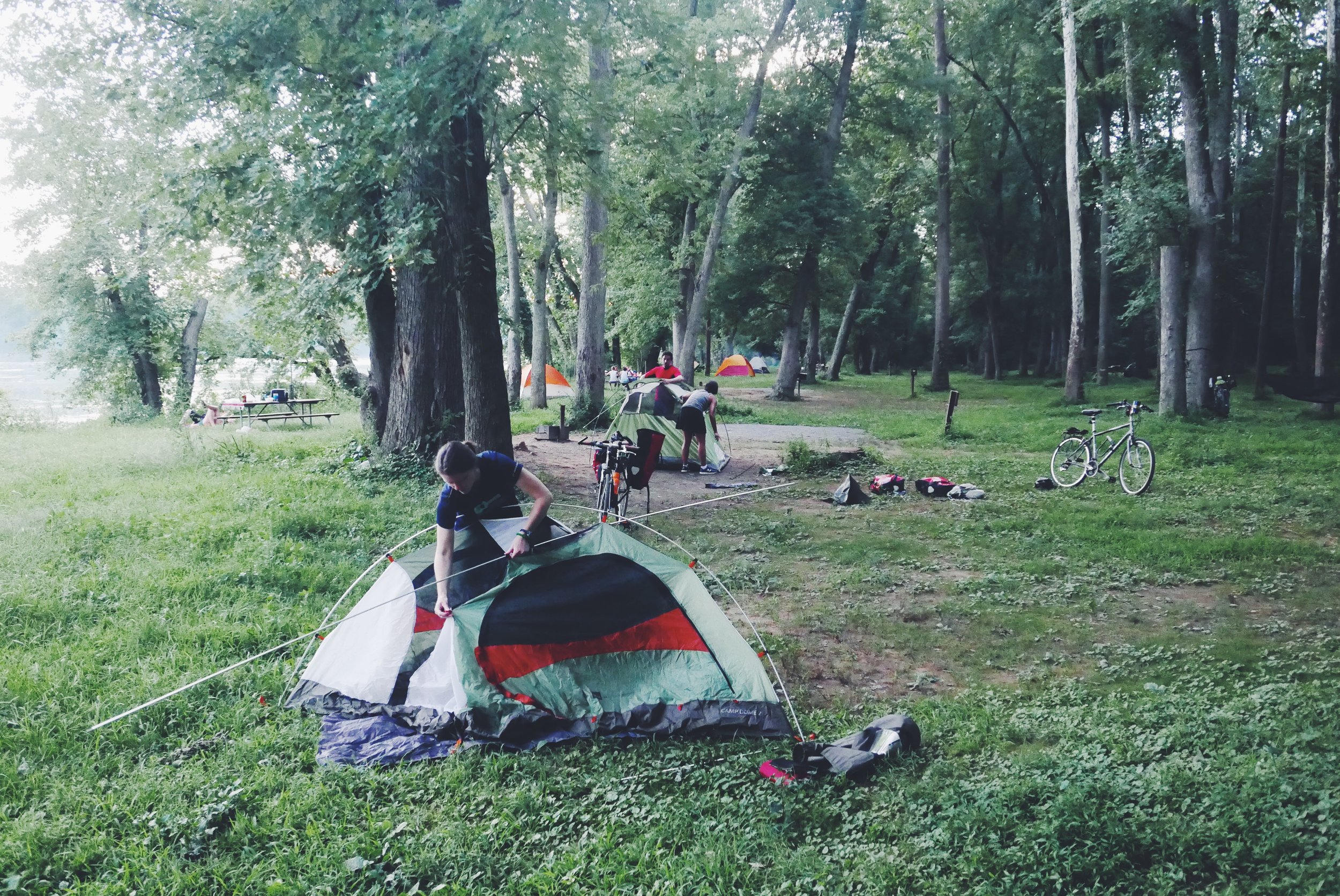 BicycleSPACE at the campside with All-City Cycles