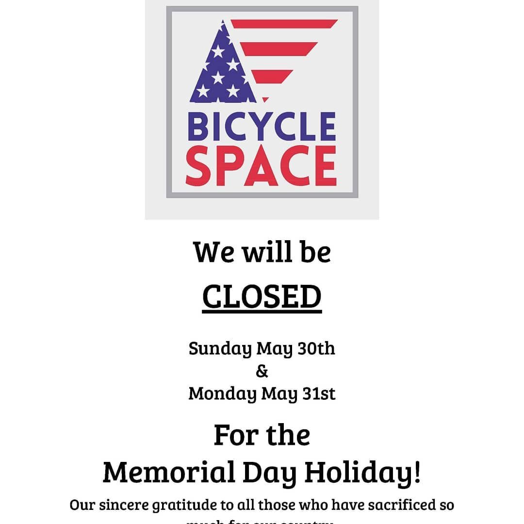 It's been a crazy Spring (&amp; a crazy year+ at this point), so we're going to take a bit of a break this holiday weekend; we'll be CLOSED Sunday &amp; Monday. We appreciate all the support &amp; patience from our customers as we deal with unprecede