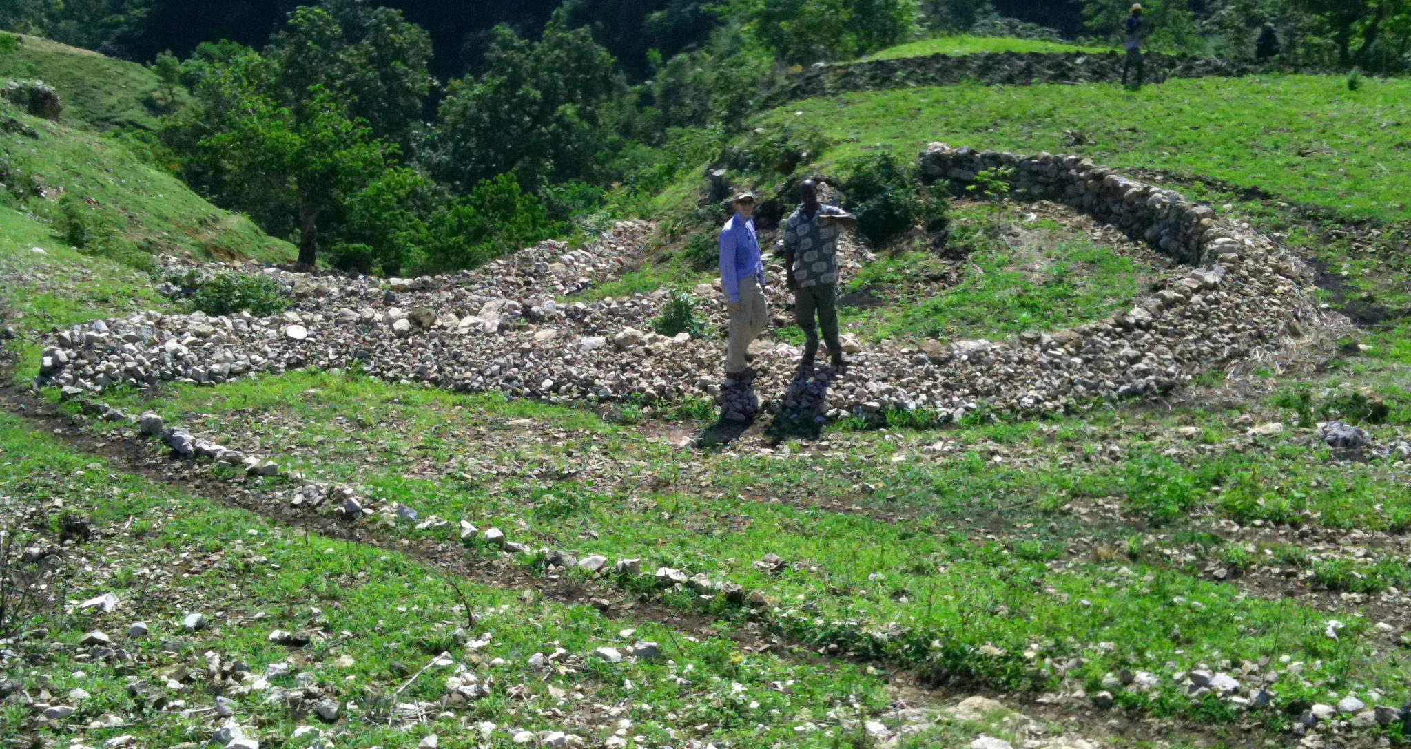 Trenches Built to reduce water run off and flooding