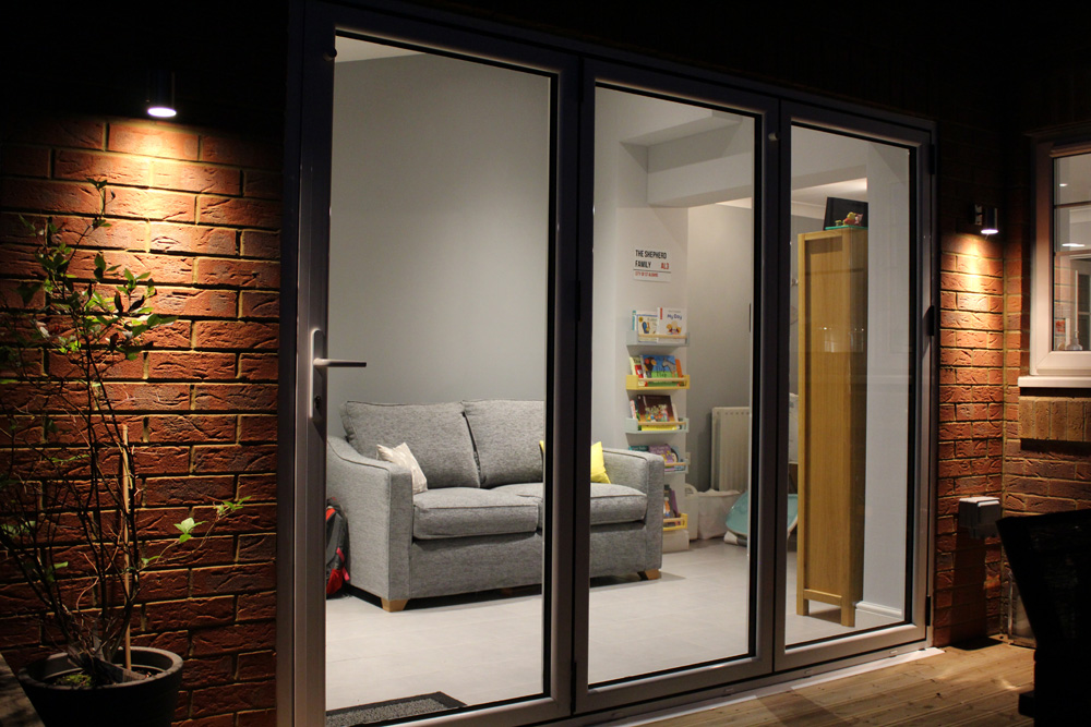 bi fold door extension