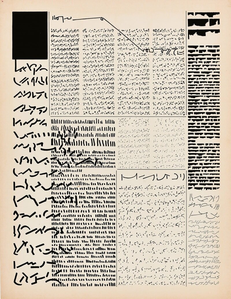 (Fig 6) Diario Noº 1 Año 1, Mirtha Dermisache, 1972.