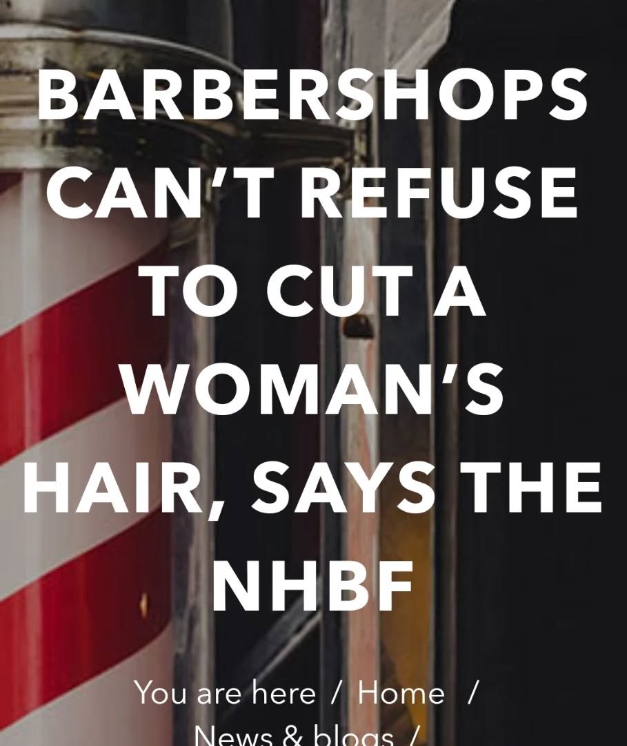 I keep having this issue. They will cut Loughlans hair no issue. But if I want them to trim Orlaghs hair. It's a straight no. We don't cut girls/ladies hair.

I was going to insist via this ruling but O doesn't want me to make a scene. 

So to get Os
