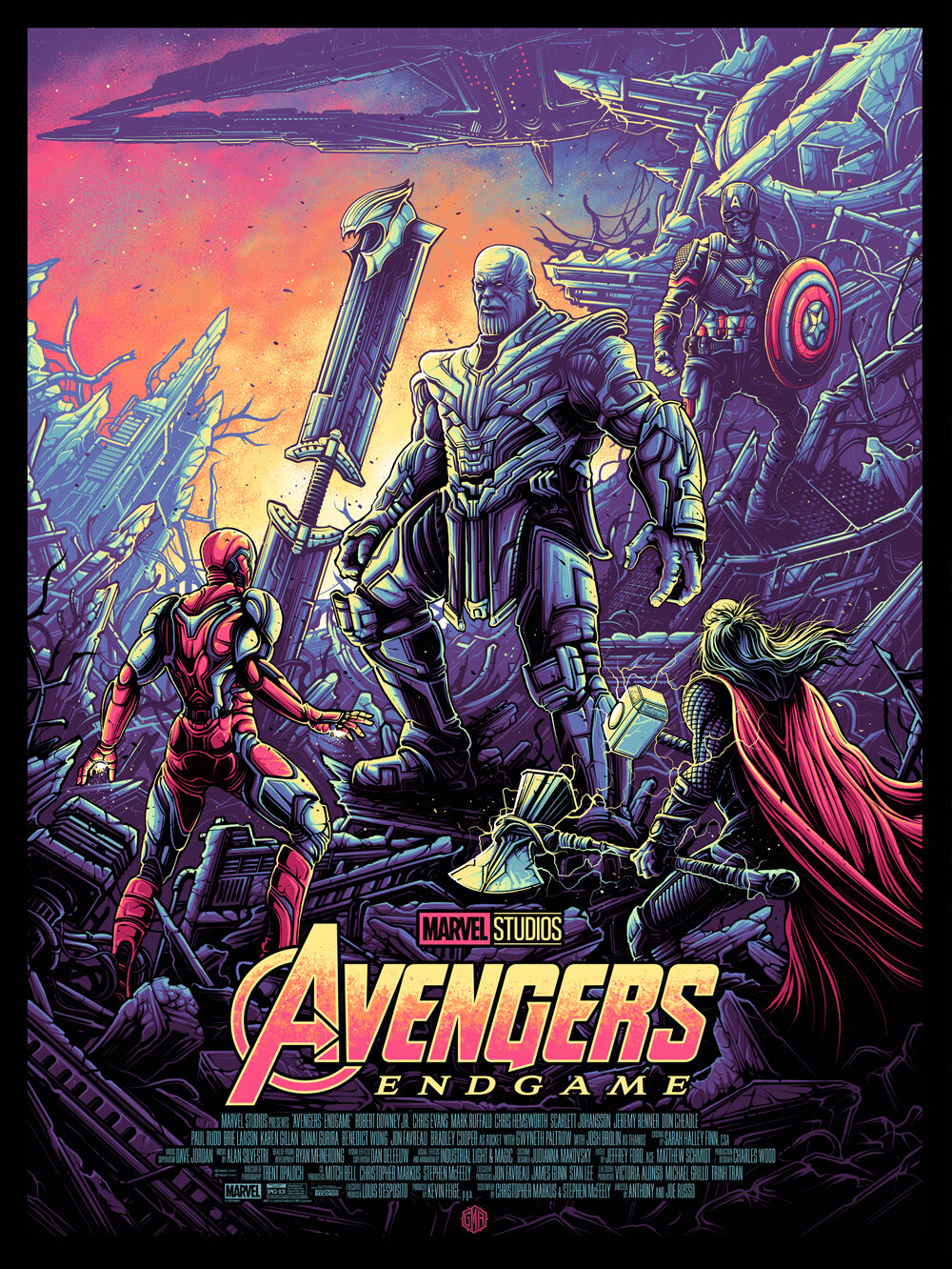 Avengers Infinity War Endgame Dan Mumford