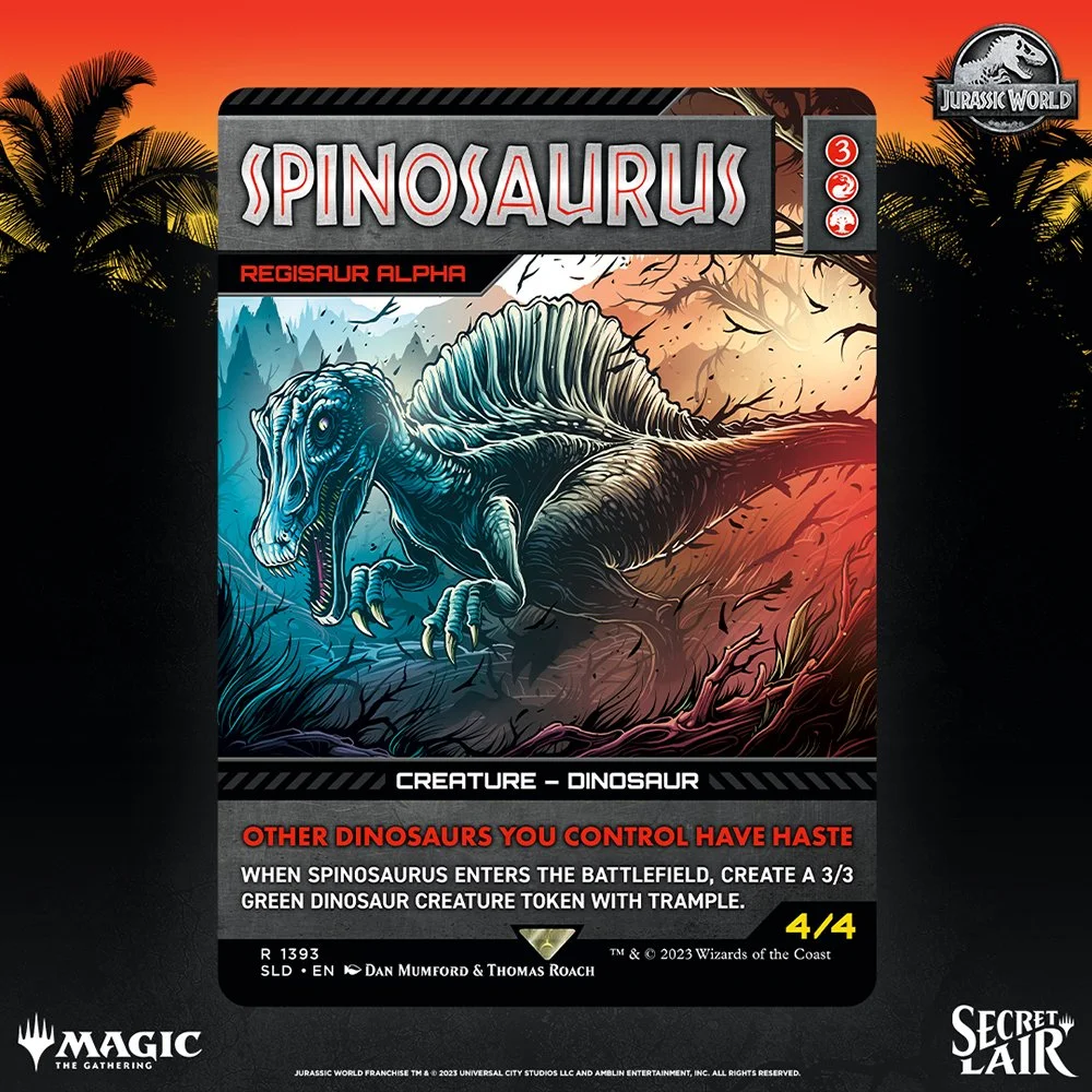 JURASSIC WORLD x MAGIC THE GATHERING  DAN MUMFORD
